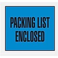 Self-Adhesive 4-1/2 x 5-1/2 Packing List Envelopes; Blue Back Loading, 1000/BX