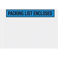 Self-Adhesive 7 x 5-1/2 Packing List Envelopes; Blue Panel Face, 1000/BX