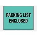 Self-Adhesive 7 x 5-1/2 Packing List Envelopes; Green Back Loading