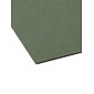 Smead Heavy Duty TUFF Recycled Hanging File Folder, 3-Tab Tab, Legal Size, Standard Green, 20/Box (64136)