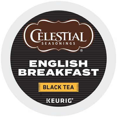 Celestial Seasonings Breakfast Blend Black Tea, Keurig® K-Cup® Pods, 96/Carton (14731)