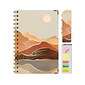 2024-2025 Global Printed Products Golden Desert 5.5" x 8" Academic Weekly & Monthly Planner, Paper Cover, Multicolor