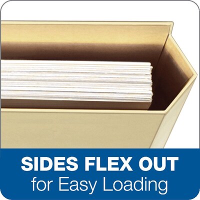 Globe-Weis Expanding File Folder Pocket, Letter Size, 3/4 Expansion, 150 Sheet Capacity, 10/Pack (F