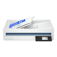 HP ScanJet Pro N4600 fnw1 Wireless Duplex Flatbed Document Scanner, White (20G07A#BGJ)