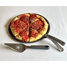 Jeanne Fitz Perfect Pizza Slice and Serve Set with Pan Gripper