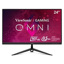 ViewSonic OMNI 24 165 Hz LCD Gaming Monitor, Black (VX2428)