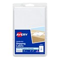 Avery TrueBlock Laser/Inkjet Shipping Labels, 4 x 6,  White, 1 Label/Sheet, 20 Sheets/Pack (5292)