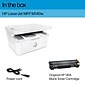 HP LaserJet M140w Wireless All-In-One Black & White Laser Print Scan Copy, Perfect for Home Office Instant Ink eligible (7MD72F)