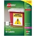 Avery Durable Laser Identification Labels, 8 1/2 x 11, White, 1 Label/Sheet, 50 Sheets/Pack (6575)