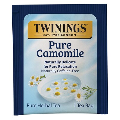 Twinings Pure Camomile Herbal Tea Bags, 25/Box (TNA85142)