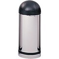 Safco® Reflections Push Top Dome Receptacle