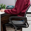 Mind Reader Memory Foam with Gel Core Office Chair Ergonomic Orthopedic Cushion, Blue/Gray (GELCUSH-