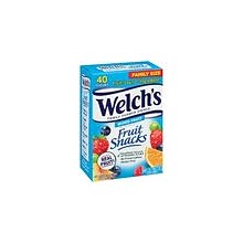 Welchs Fruit Snacks, Mixed Fruit, 0.9 oz., 40/Box