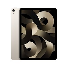 Apple iPad Air 10.9 Tablet, 64GB, WiFi, 5th Generation, Starlight (MM9F3LL/A)