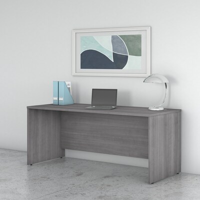 Bush Business Furniture Studio C 72"W Office Desk, Platinum Gray (SCD272PG)