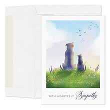 Custom Happy Place Cards, with Envelopes,  5 x 7 Sympathy Card, 25 Cards per Set