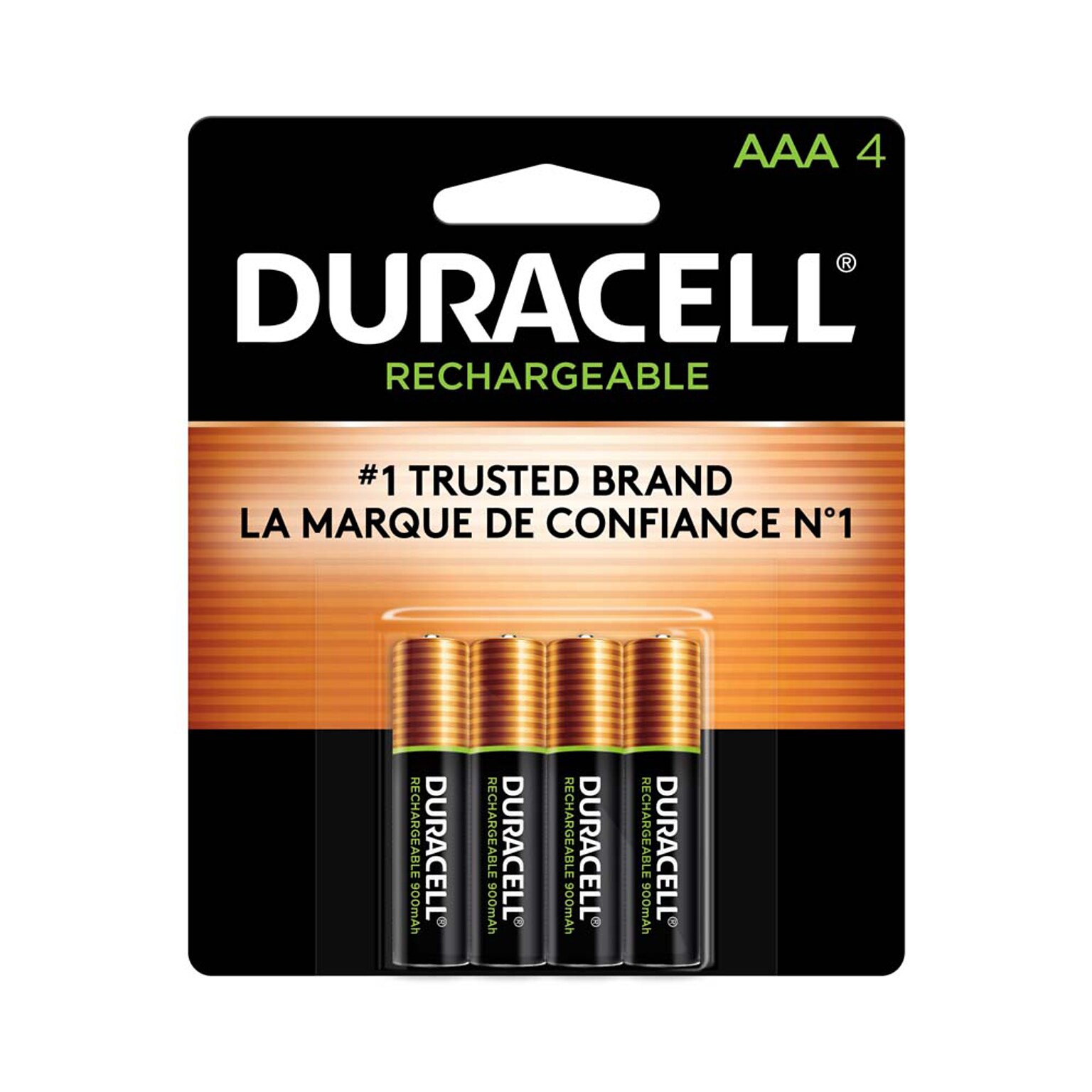 Duracell AAA NiMH Battery, 4/Pack (DX2400B4N001)