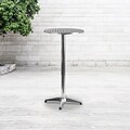 Flash Furniture Mellie Round Aluminum Indoor-Outdoor Bar Height Flip-Up Table (TLH059A)