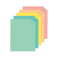 Astrobrights Punchy Pastels 65 lb. Colored Paper, 8.5 x 11, Assorted Colors 100 Sheets/Pack