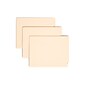 Smead End Tab Heavy Duty Classification Folders, 2" Expansion, Letter Size, 1 Divider, Manila, 10/Box (26825)
