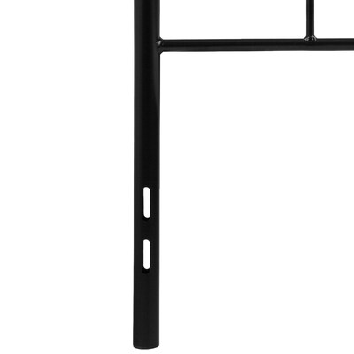 Flash Furniture HERCULES Series Metal Twin Headboard Fabric, 38"W x 2"D x 42"H, Black (HGHB1706T)