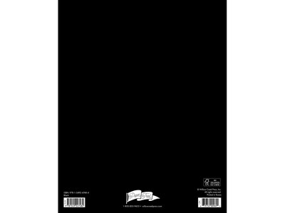 2024-2025 Willow Creek Basic Black 7.5 x 9.5 Academic Monthly Planner, Paper Cover, Black/Brown (4