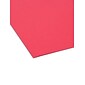 Smead FasTab Hanging File Folders, 1/3-Cut Tab, Letter Size, Red, 20/Box (64096)