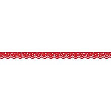 Barker Creek Happy Cherry Double-Sided Scalloped Edge Border, 39 x 2.25, 13/Pack