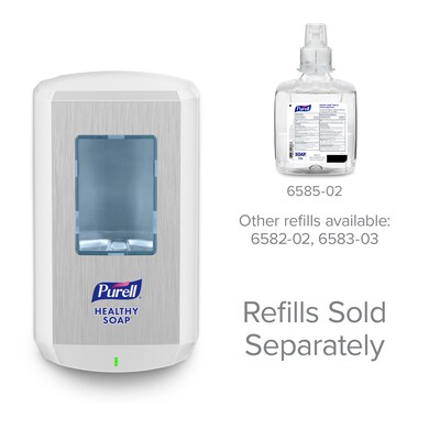 PURELL CS 6 Automatic Wall Mounted Hand Soap Dispenser, White (6530-01)