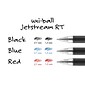 uni Jetstream RT Ballpoint Pens, Fine Point, 0.7mm, Black Ink, Dozen (62152)