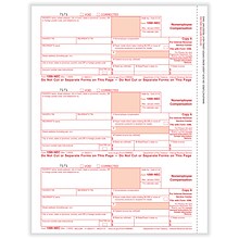 ComplyRight® 2023 1099-NEC Tax Form, Federal Copy A, 3-Up, 50/Pack (NEC511050)