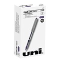 uni-ball Vision Rollerball Pens, Fine Point, Purple Ink, Dozen (SAN60382)