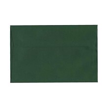 JAM Paper® A9 Invitation Envelopes, 5.75 x 8.75, Dark Green, 25/Pack (157459)