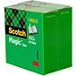 Scotch® Magic™ Invisible Tape Refill, 1/2" x 72 yds., 2 Rolls/Pack (810-2P12-72)