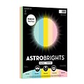 Astrobrights Punchy Pastels Colored Paper, 24 lbs., 8.5 x 11, Assorted Colors, 200 Sheets/Pack