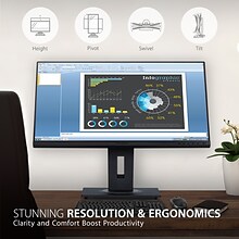ViewSonic Ergonomic 27 60 Hz LED Monitor, Black (VG2748A)
