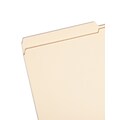 Smead Reinforced File Folder, 2 Tab, Legal Size, Manila, 100/Box (15326)