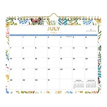 2024-2025 Blue Sky Day Designer Flutter 11 x 8.75 Academic Monthly Wall Calendar (136694-A25)