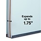 Staples 60% Recycled Pressboard Classification Folder, 1-Divider, 1.75" Expansion, Legal Size, Light Blue, 20/Box