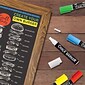 Better Office Products Liquid Chalk Markers, Water-Based, Reversible Tip (Chisel/Bullet), Assorted Colors, 8/Pack (00641-8PK)