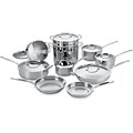 Chefs Classic Stainless Steel 17-Piece Cookware Set