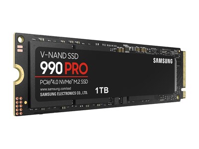 Samsung 990 PRO 1TB M.2 PCI Express 4.0 Internal Solid-State Drive, V-NAND (MZ-V9P1T0B/AM)