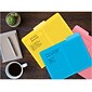 Better Office Heavyweight File Folders, 1/3-Cut Tab, Letter Size, Assorted Colors, 12/Pack (89112-12PK)