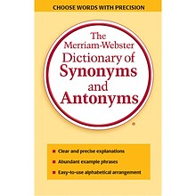 Merriam-Webster The Merriam-Webster Dictionary of Synonyms and Antonyms, Pack of 3 (MW-9061-3)