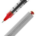 uniball Vision Rollerball Pens, Fine Point, 0.7mm, Red Ink (60139)