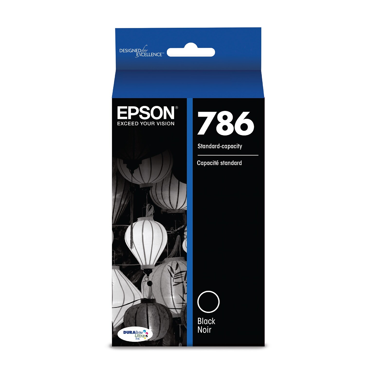 Epson T786 Black Standard Yield Ink Cartridge, Prints Up to 960 Pages (T786120-S)