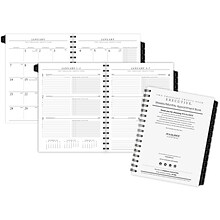 AT-A-GLANCE Executive 8.75 x 6.5 Weekly & Monthly Appointment Book Refill, White/Black (70-908-10-