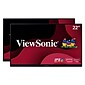 ViewSonic Dual Pack Head-Only 22" 75 Hz LED Business Monitor, Black (VA2256-MHD_H2)