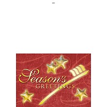 Seasons Greetings - toothbrush  - sand dollars - 7 x 10 scored for folding to 7 x 5, 25 cards w/A7 e