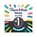 Paper Mate InkJoy Retractable Gel Pens, Medium Point, 0.7mm, Assorted Inks, 6/Pack (2173765)